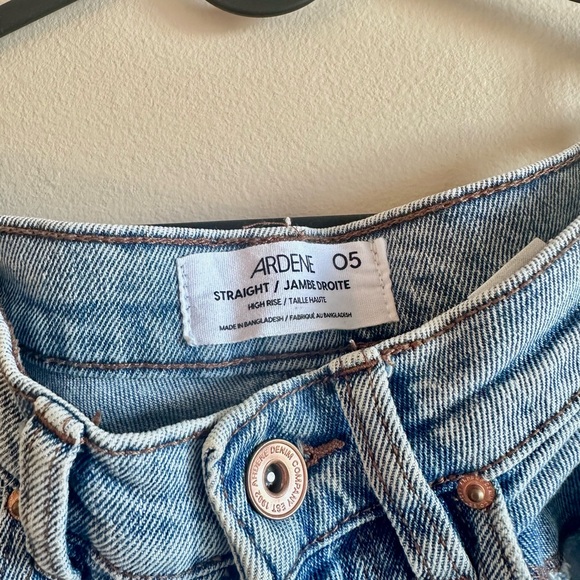 Straight Leg Light Blue Jeans from Ardene - Picture 2 of 2